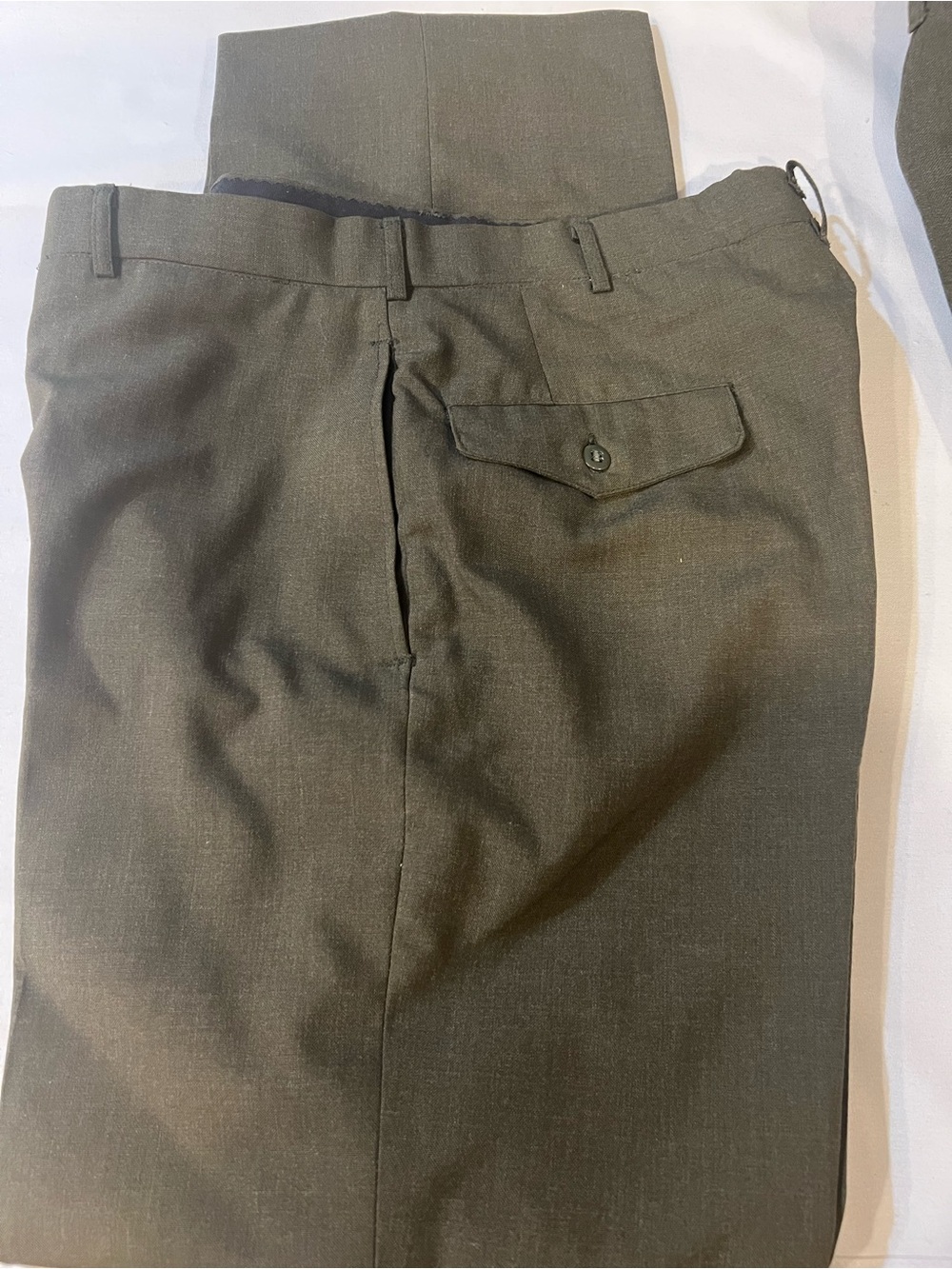Men's United States Official Military Pants Green 4-Pair Sizes: 32R-32R-32S-33L